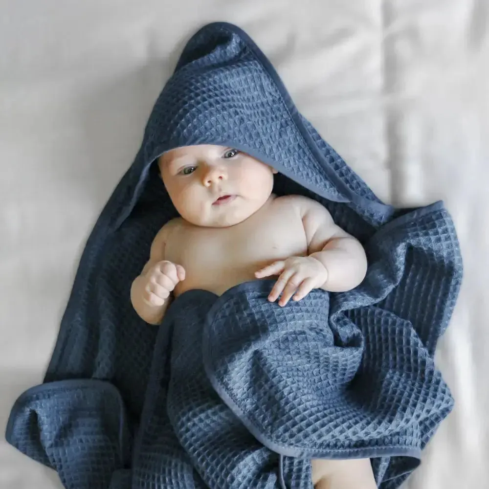 CleanBamboo® Waffle Hooded Baby Towel