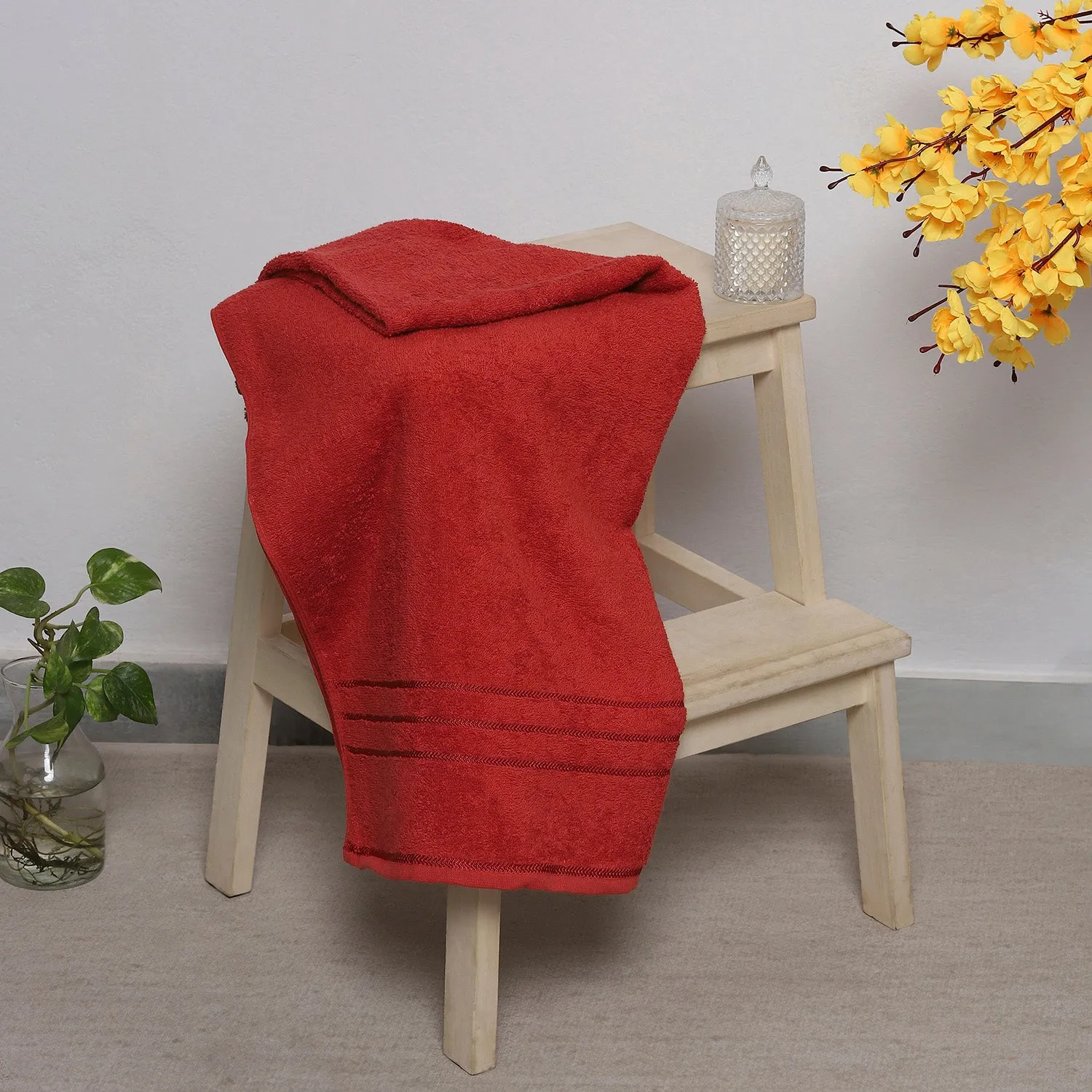 Coral Cotton 350 GSM Bath Towel