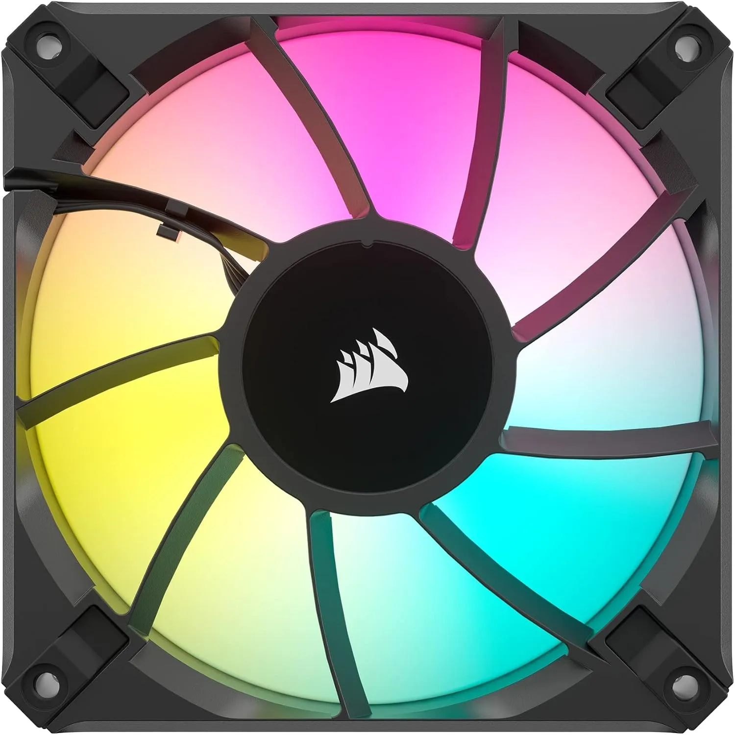 Corsair iCUE AF140 RGB ELITE 140mm PWM Single Fan - Black 黑色 (單件裝) CO-9050155-WW