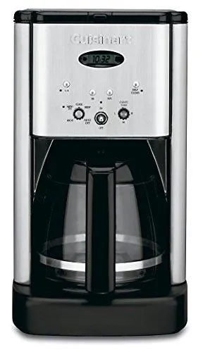 Cuisinart DCC-1200 Brew Central 12 Cup Programmable Coffeemaker, Black/Silver