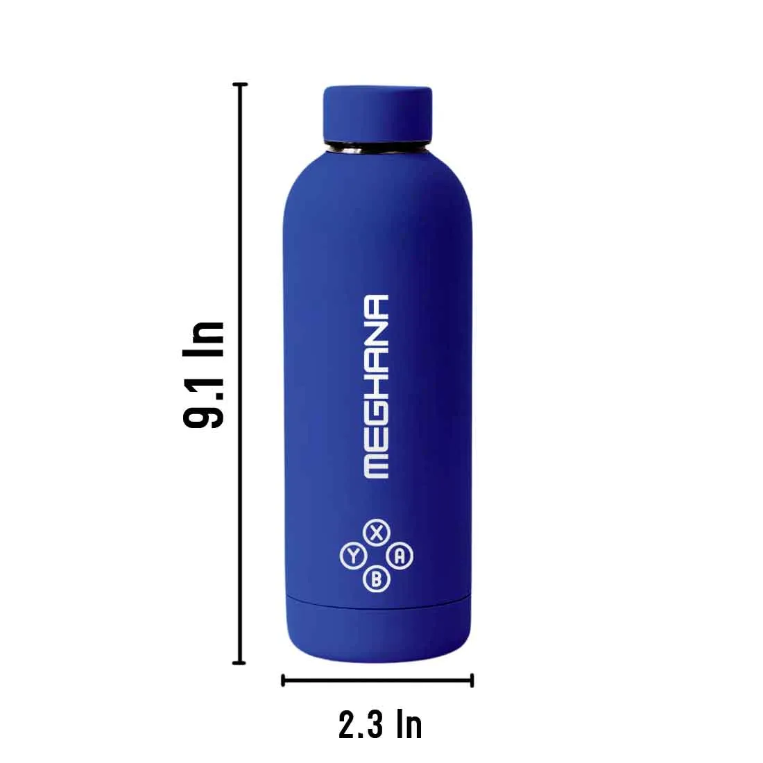 Customized Insulated Water Bottle 500ML Stainless Steel for Travel Office Gym Home - BPA Free, Leakproof