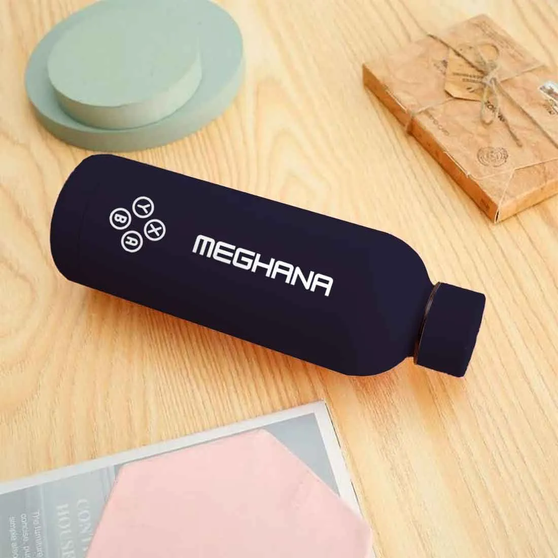 Customized Insulated Water Bottle 500ML Stainless Steel for Travel Office Gym Home - BPA Free, Leakproof