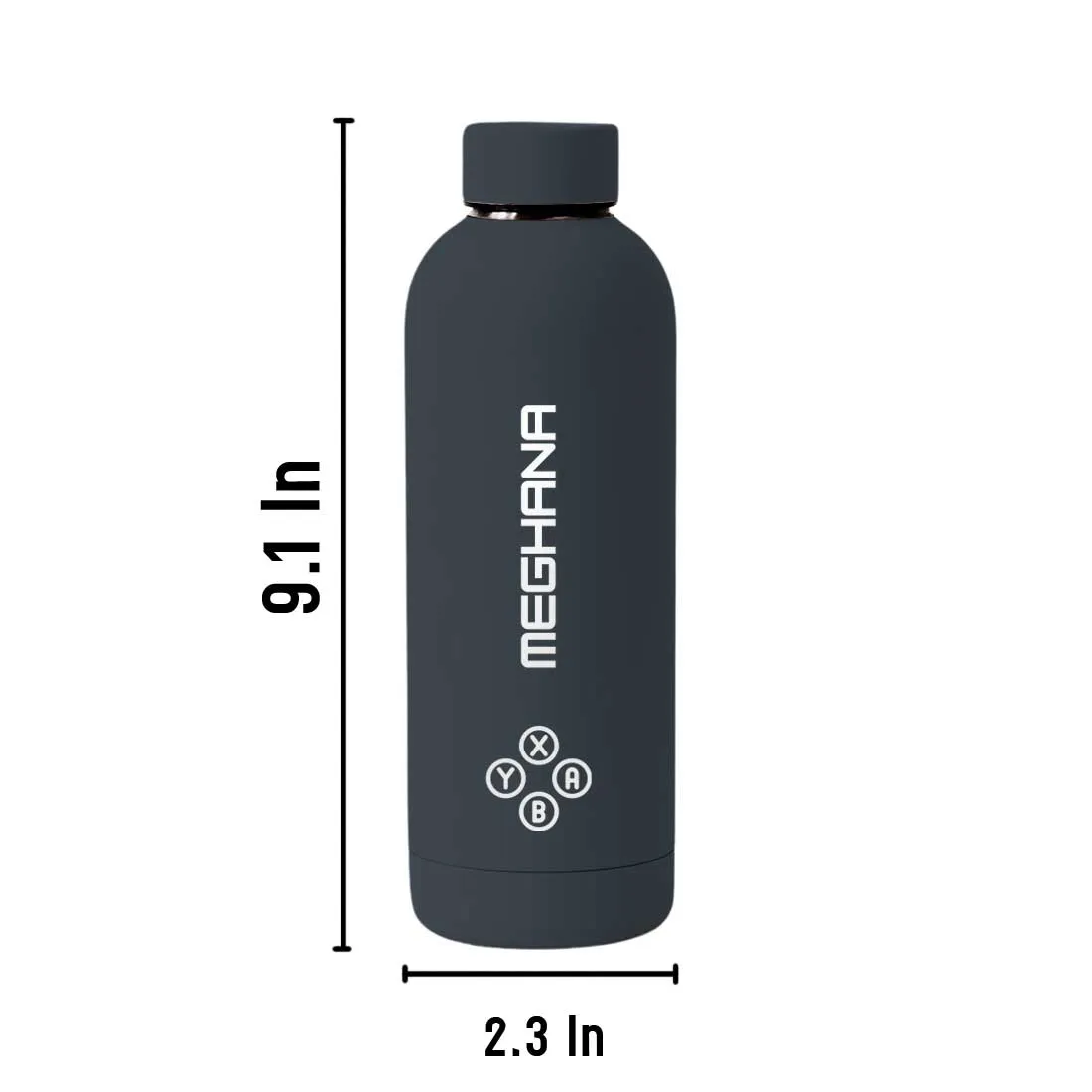 Customized Insulated Water Bottle 500ML Stainless Steel for Travel Office Gym Home - BPA Free, Leakproof