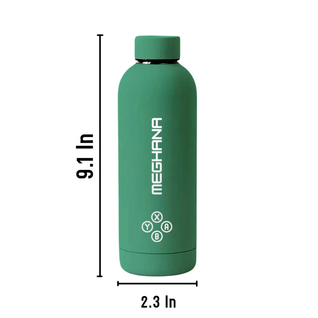 Customized Insulated Water Bottle 500ML Stainless Steel for Travel Office Gym Home - BPA Free, Leakproof