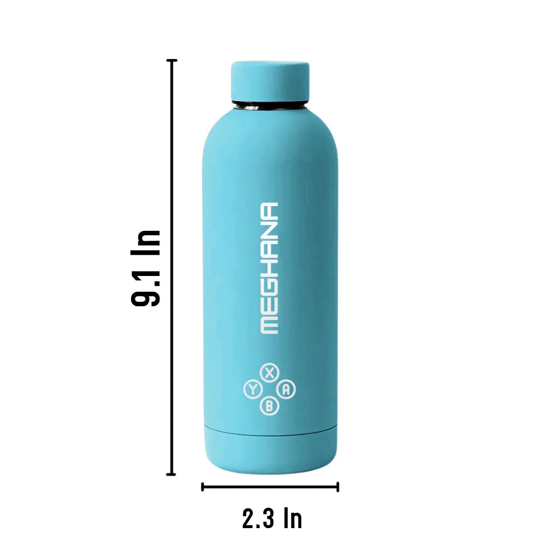 Customized Insulated Water Bottle 500ML Stainless Steel for Travel Office Gym Home - BPA Free, Leakproof