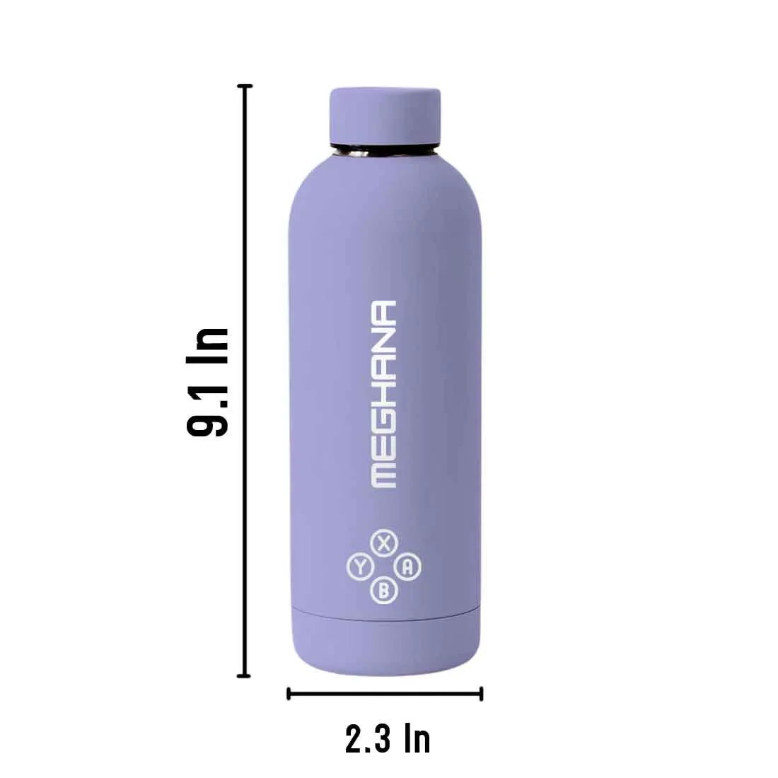 Customized Insulated Water Bottle 500ML Stainless Steel for Travel Office Gym Home - BPA Free, Leakproof