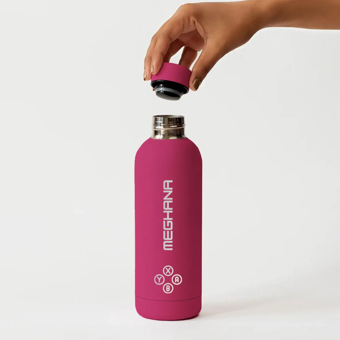 Customized Insulated Water Bottle 500ML Stainless Steel for Travel Office Gym Home - BPA Free, Leakproof