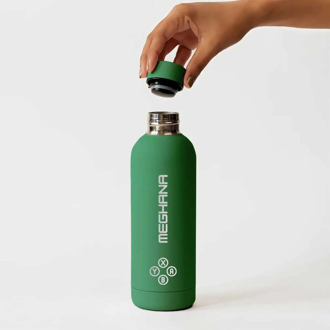 Customized Insulated Water Bottle 500ML Stainless Steel for Travel Office Gym Home - BPA Free, Leakproof