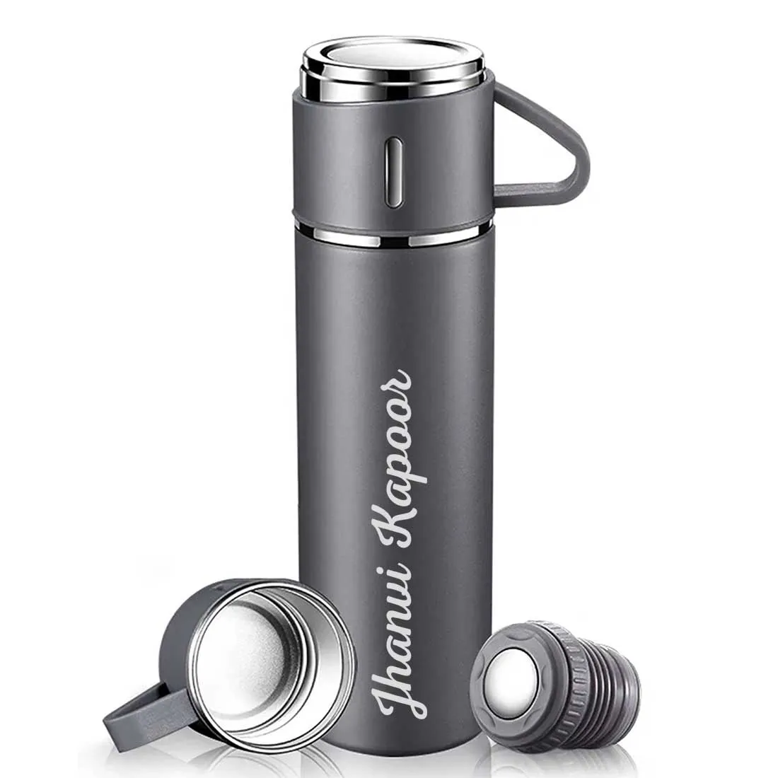 Customized Thermos Coffee Cup Flask Travel Gift Box Stainless Steel - Add Full Name