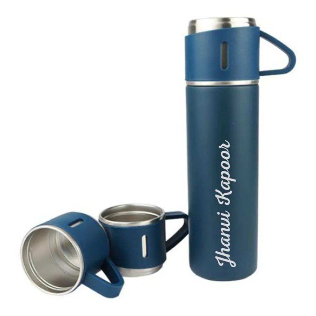 Customized Thermos Coffee Cup Flask Travel Gift Box Stainless Steel - Add Full Name