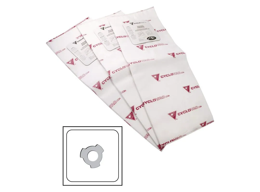 Cyclovac Genuine Bags for Cylcovac Central vacuum Systems - 3 Pack TDSAC93C