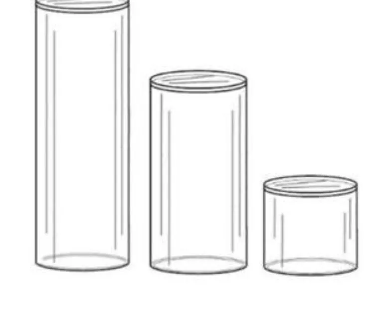 Cylinder Acrylic Stand 24"x12"