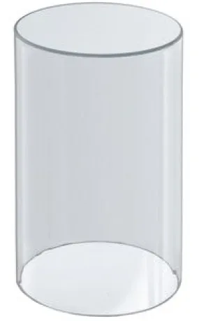 Cylinder Acrylic Stand 36” tall plinth