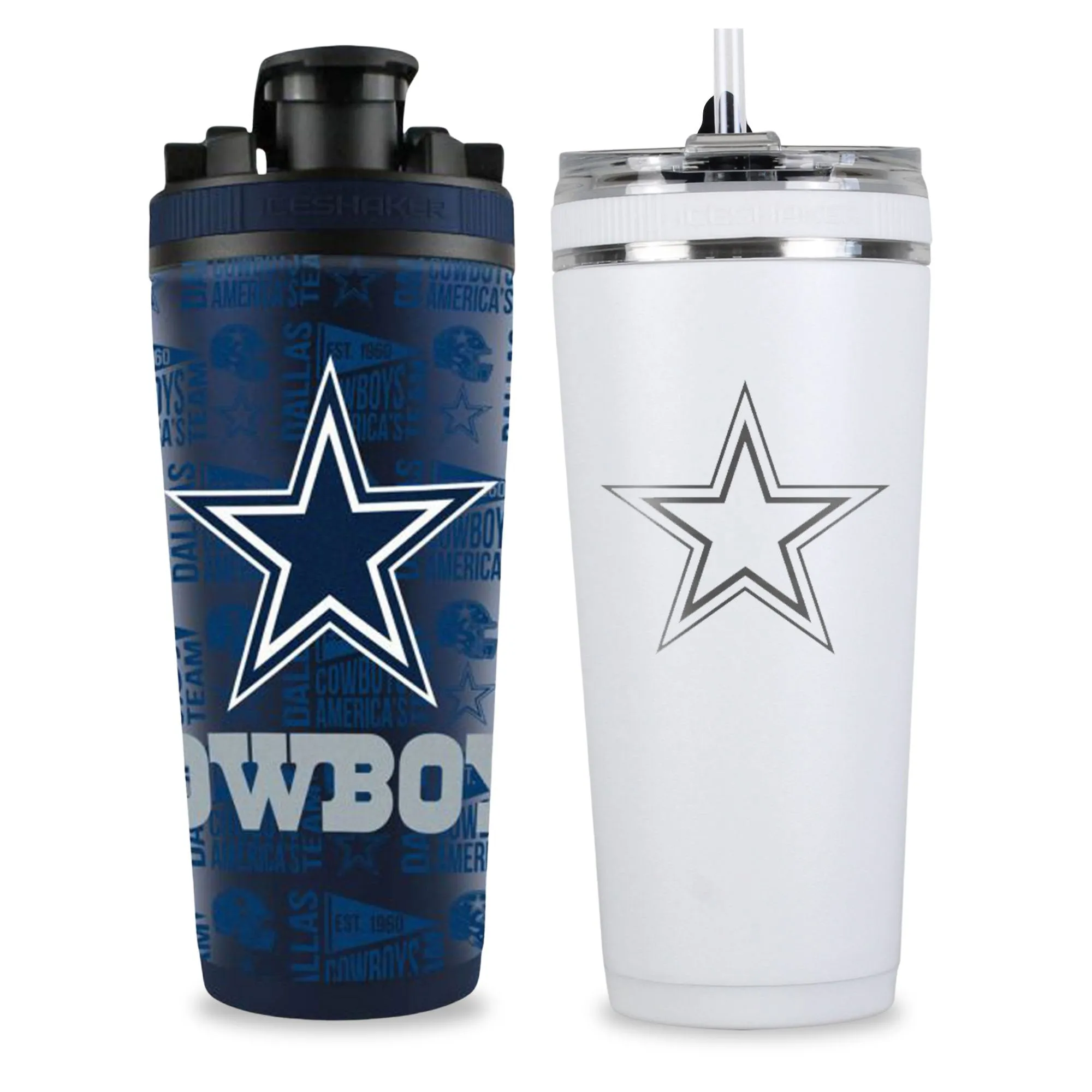 Dallas Cowboys 4D Shaker & Flex Bottle Bundle