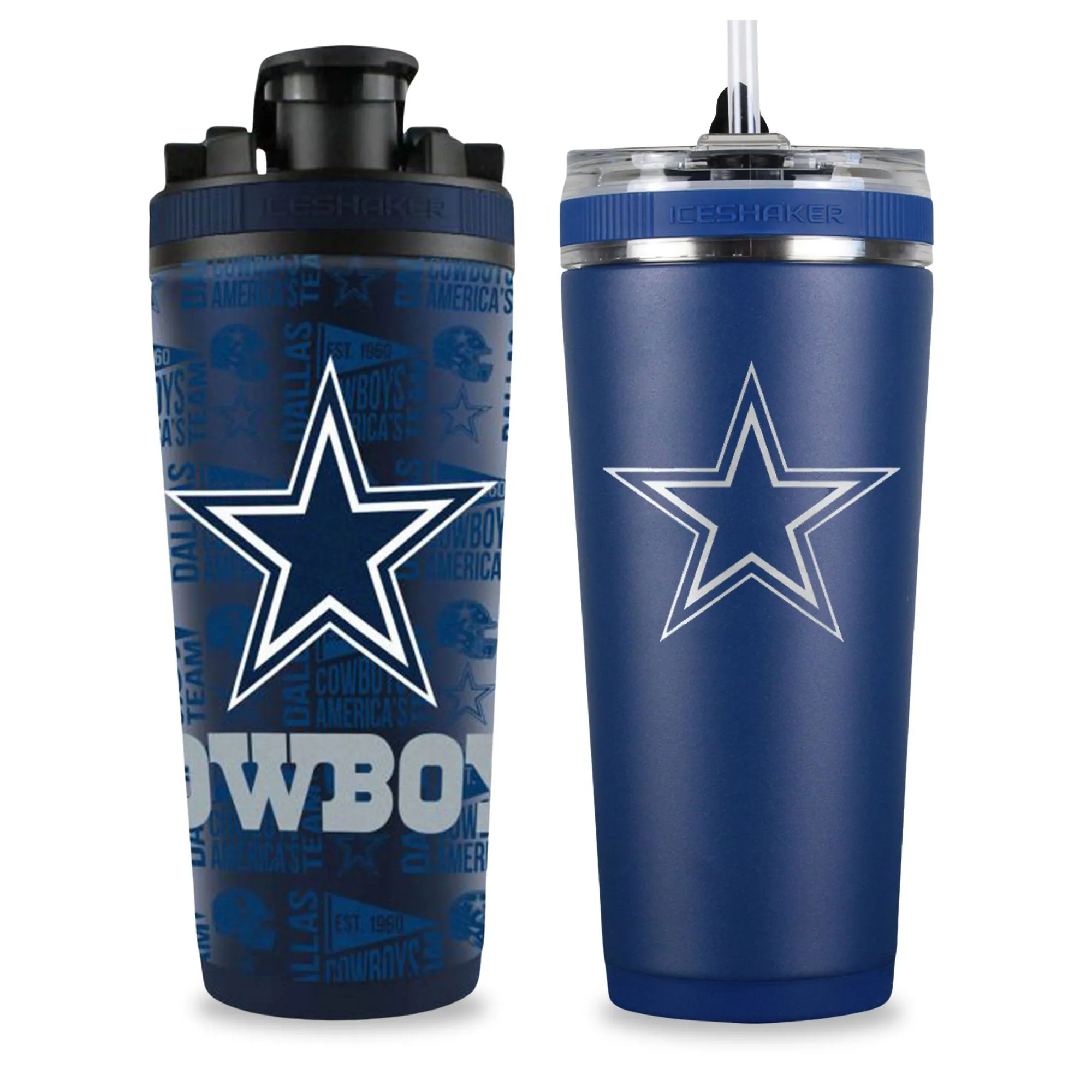 Dallas Cowboys 4D Shaker & Flex Bottle Bundle