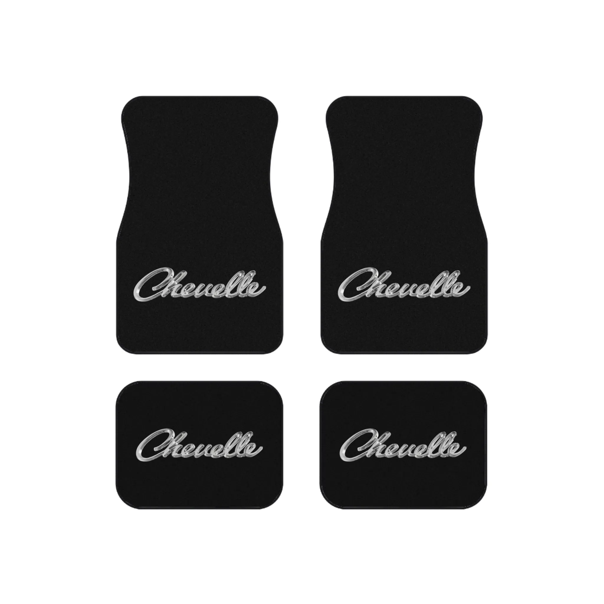 Dark Grey, SS396 SS 396,Chevelle, Set of 4 Car Mats, Muscle Car Chevelle Gift