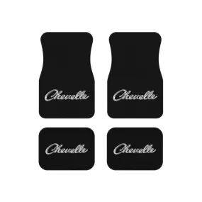 Dark Grey, SS396 SS 396,Chevelle, Set of 4 Car Mats, Muscle Car Chevelle Gift