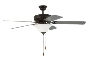 Decorator's Choice Bowl Light Kit 52" Ceiling Fan in Espresso