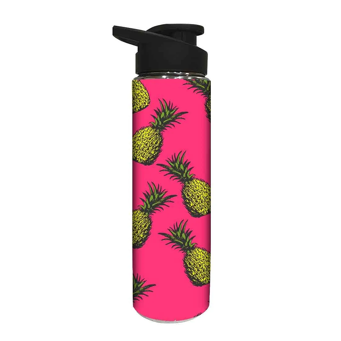 Designer Stainless Steel Water Bottle -  Pineapple