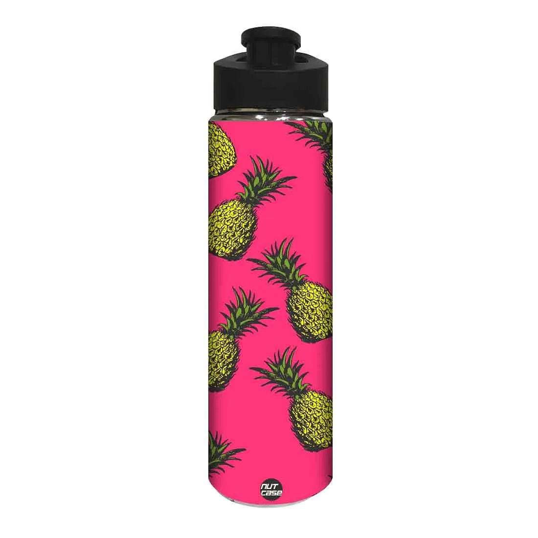 Designer Stainless Steel Water Bottle -  Pineapple