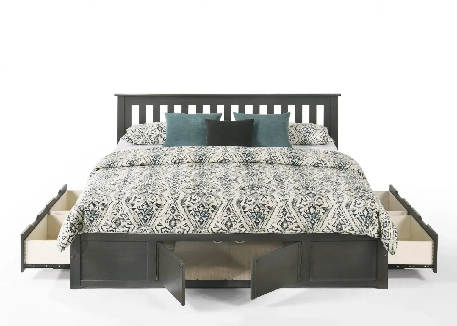 Drawer Pedestal Bed