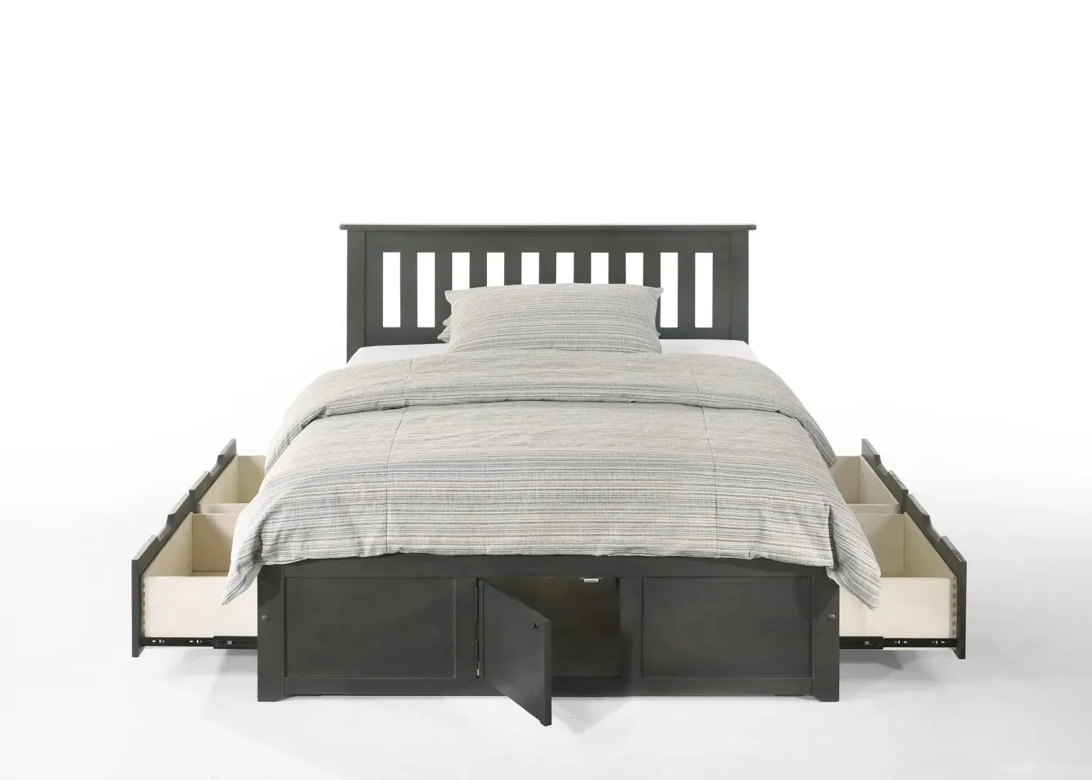 Drawer Pedestal Bed