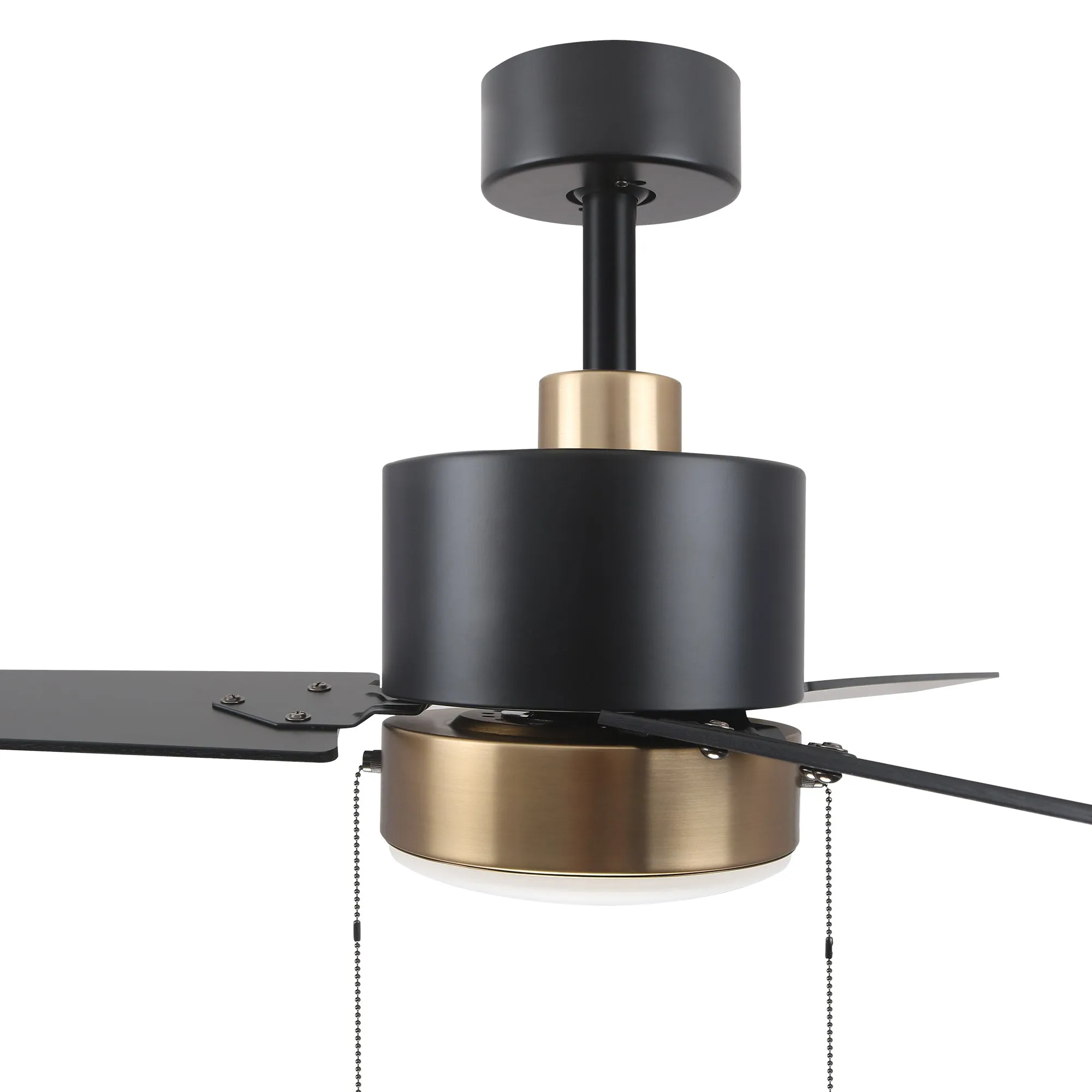 Dulac 52 Inch Ceiling Fan with LED Light and Pull Chain