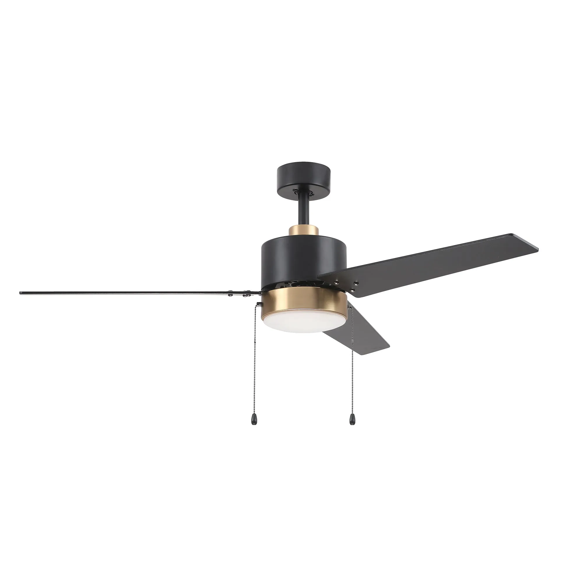 Dulac 52 Inch Ceiling Fan with LED Light and Pull Chain