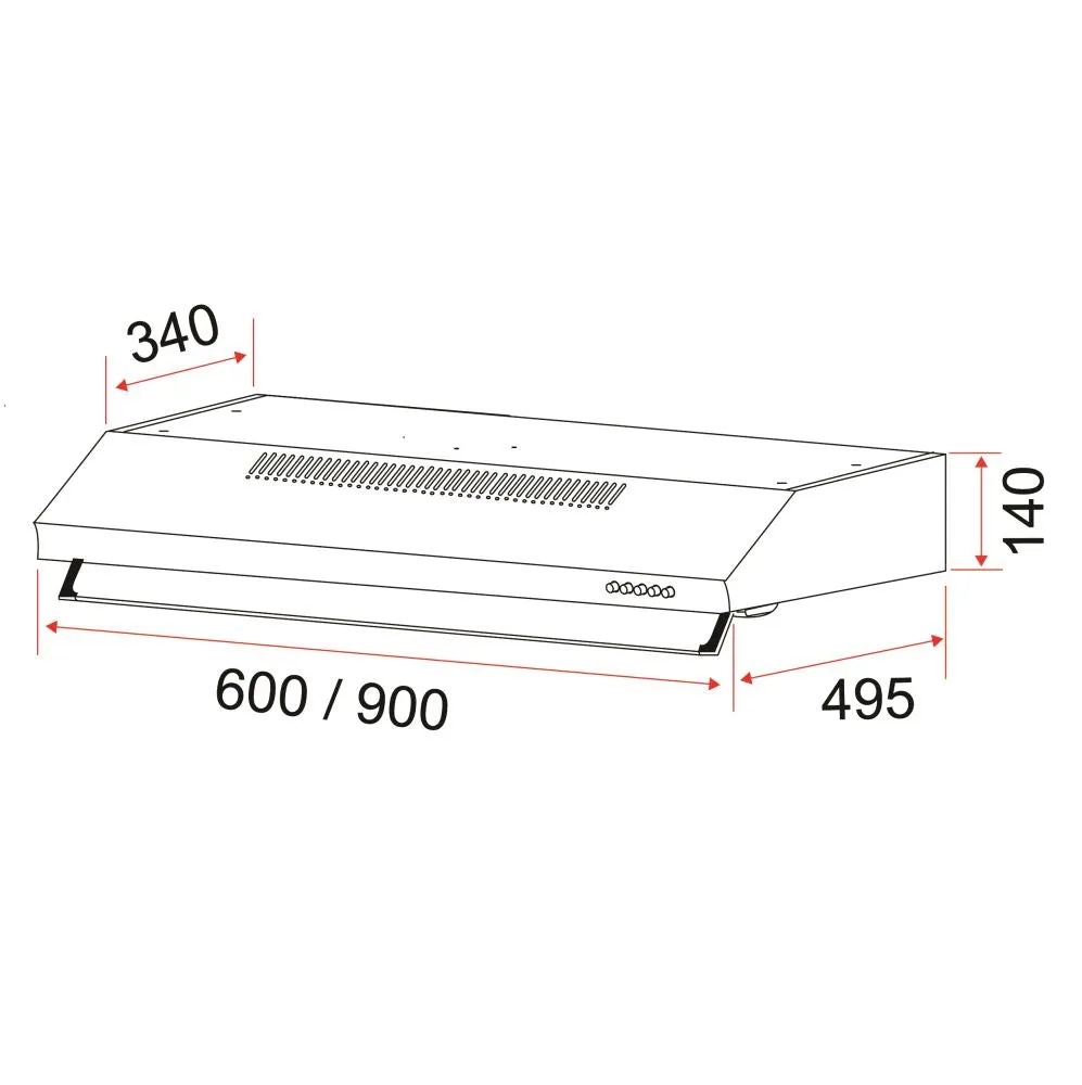 EF 60CM Conventional Hood - EFCH 6101 HM SSL