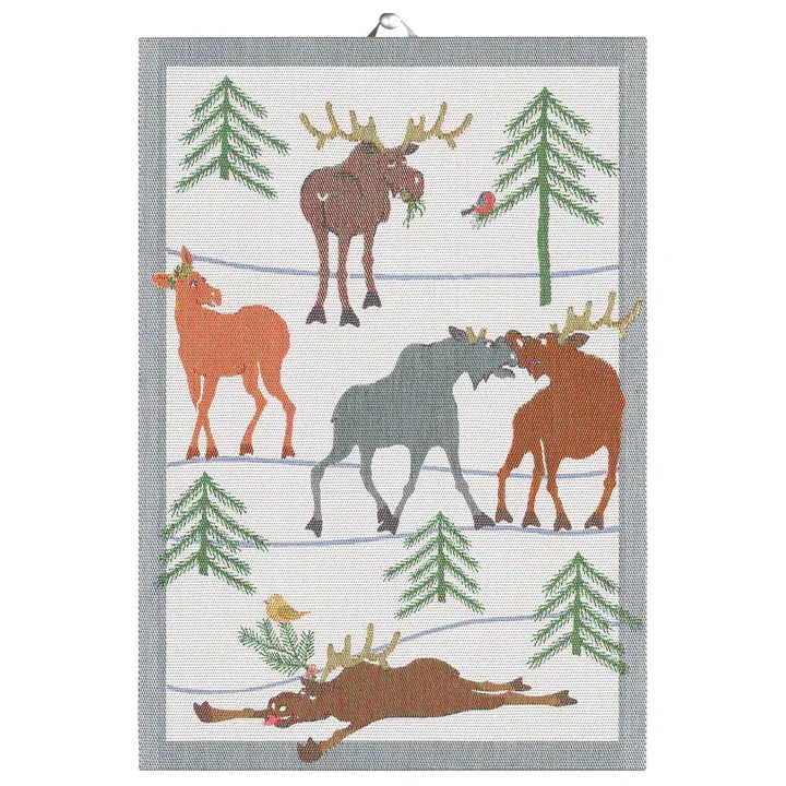 Ekelund Clumsy Moose Kitchen Towel