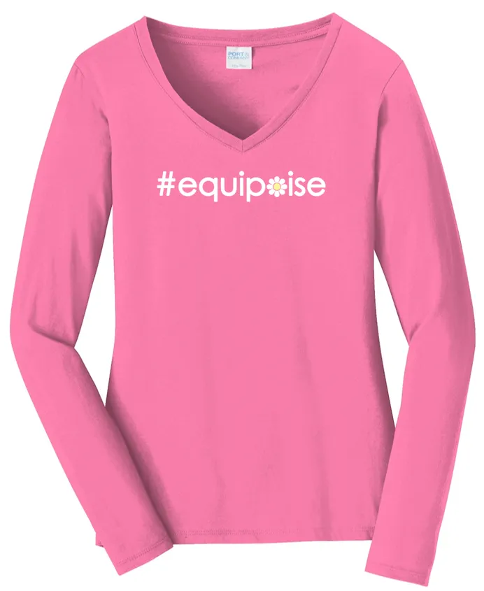 #equipoise VNeck Cotton Tee ...  Ladies Fashion Fit