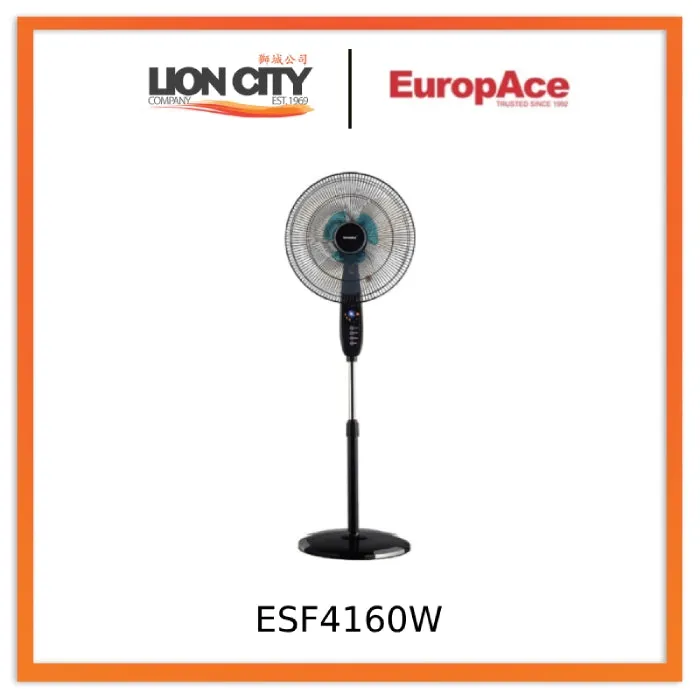 Europace ESF4160W Double Blade Stand Fan With Remote Control