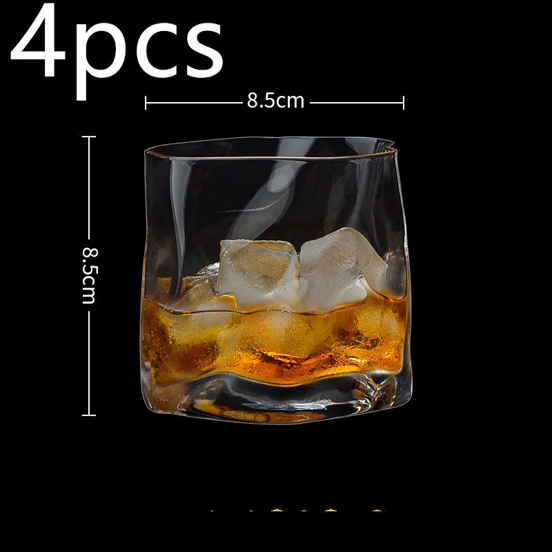 European Crystal Glass Whiskey Glass