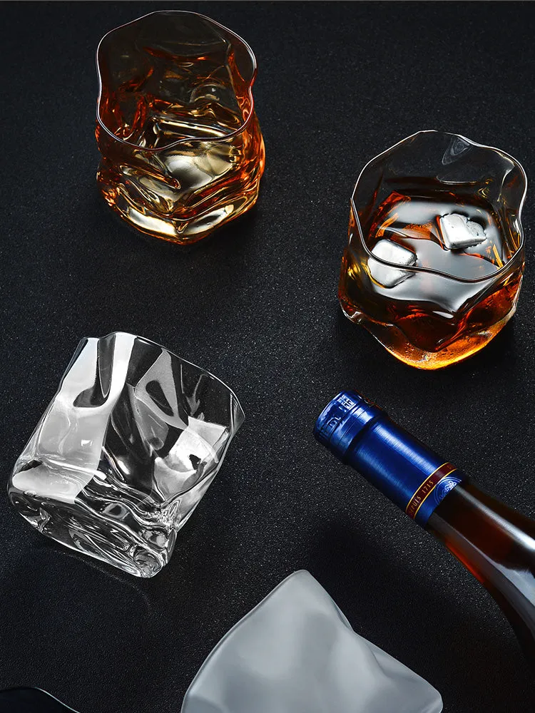 European Crystal Glass Whiskey Glass