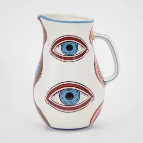 Evil Eye Ceramic Carafe