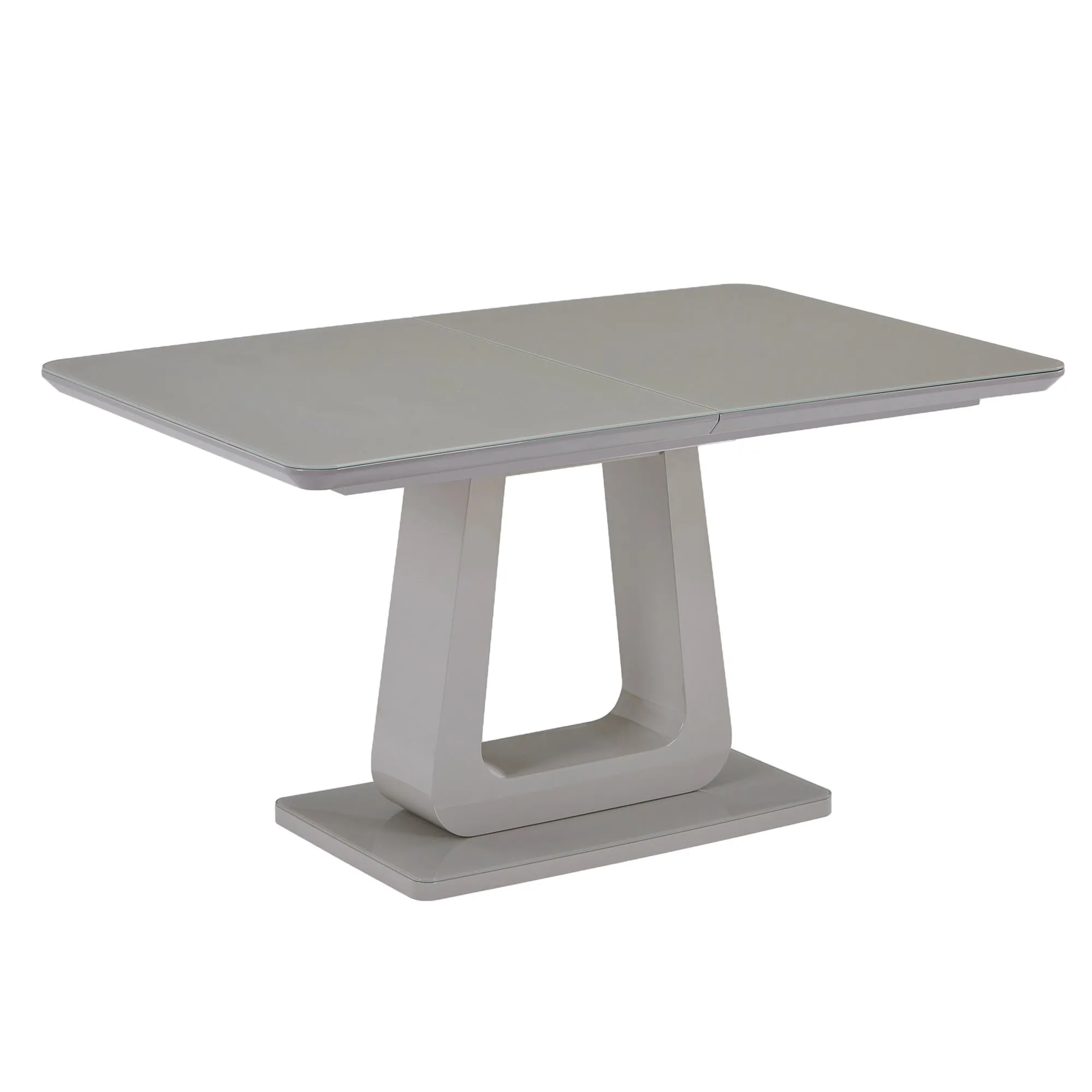 Extendable Rectangular Dining Table Corvus Grey