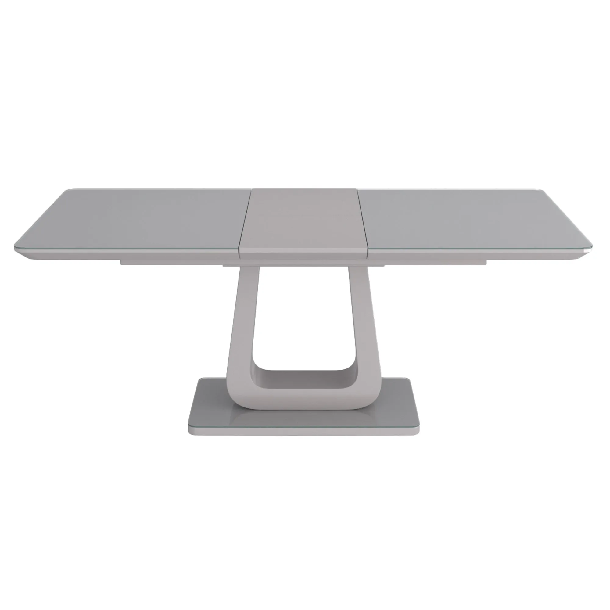 Extendable Rectangular Dining Table Corvus Grey