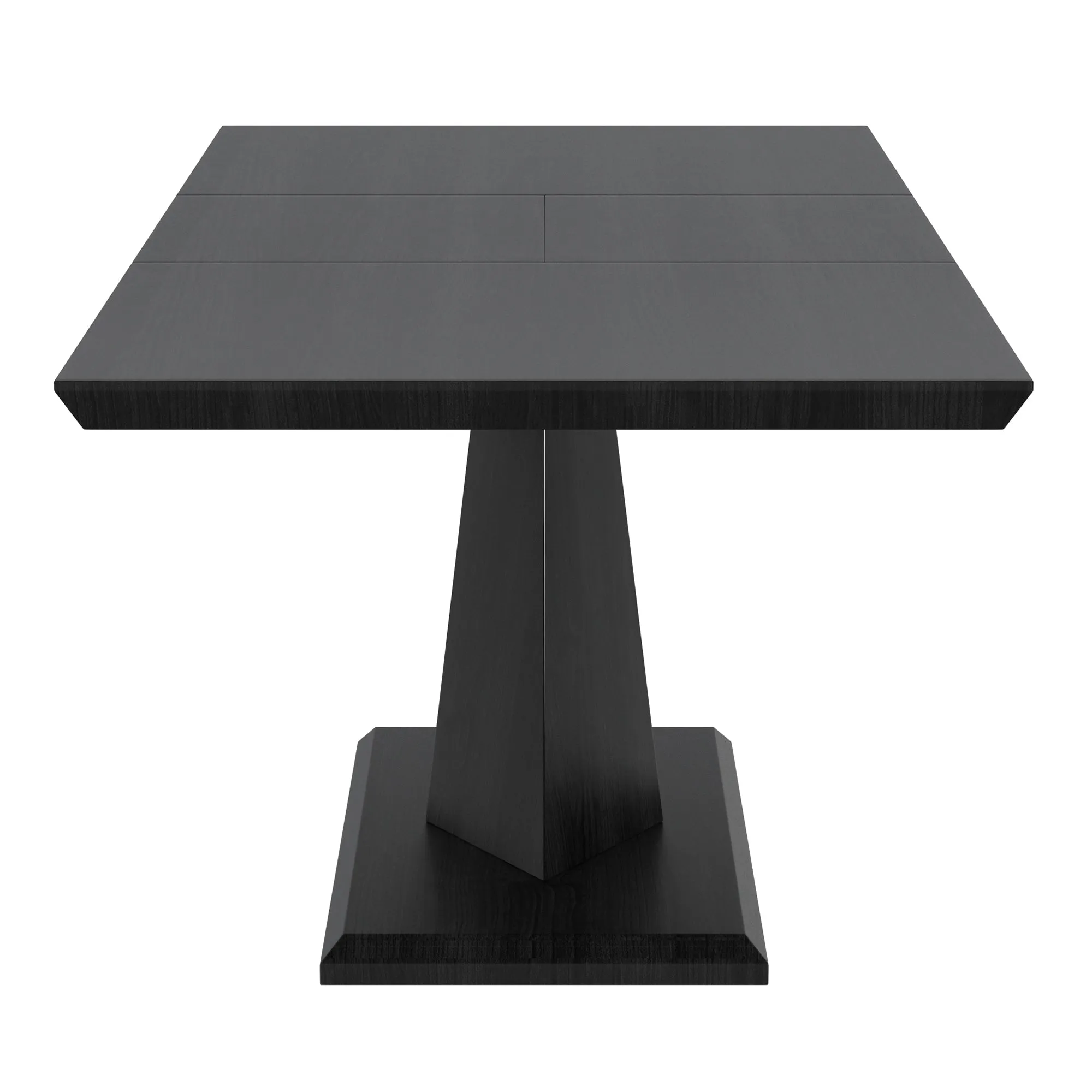 Extendable Rectangular Dining Table Eclipse Black