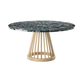 Fan Table: Pebble Marble