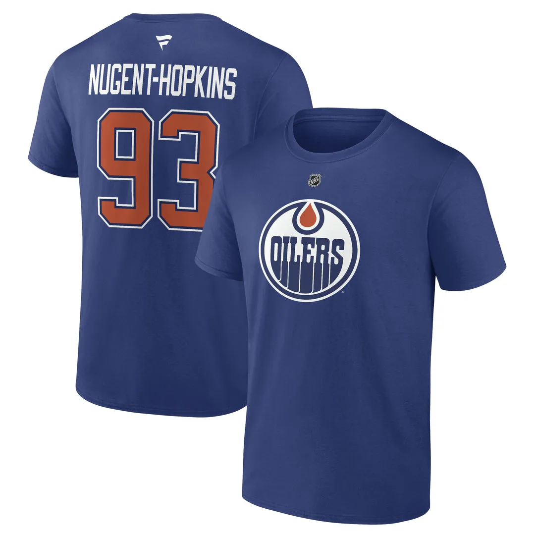 Fanatics Men's NHL Player Edmonton Oilers Ryan Nugent-Hopkins T-Shirt