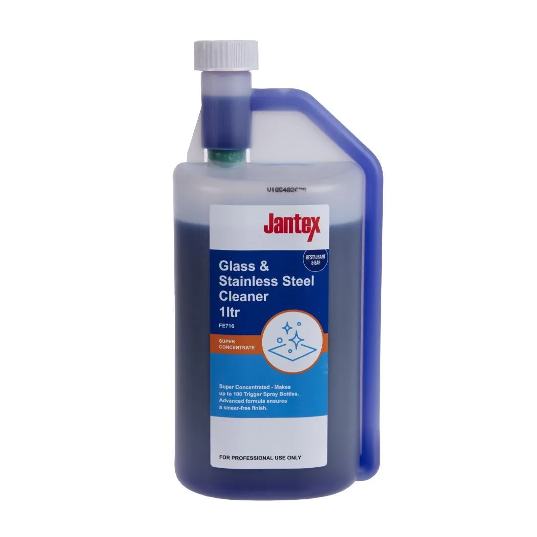 FE716 Jantex Glass and Stainless Steel Cleaner Super Concentrate 1Ltr