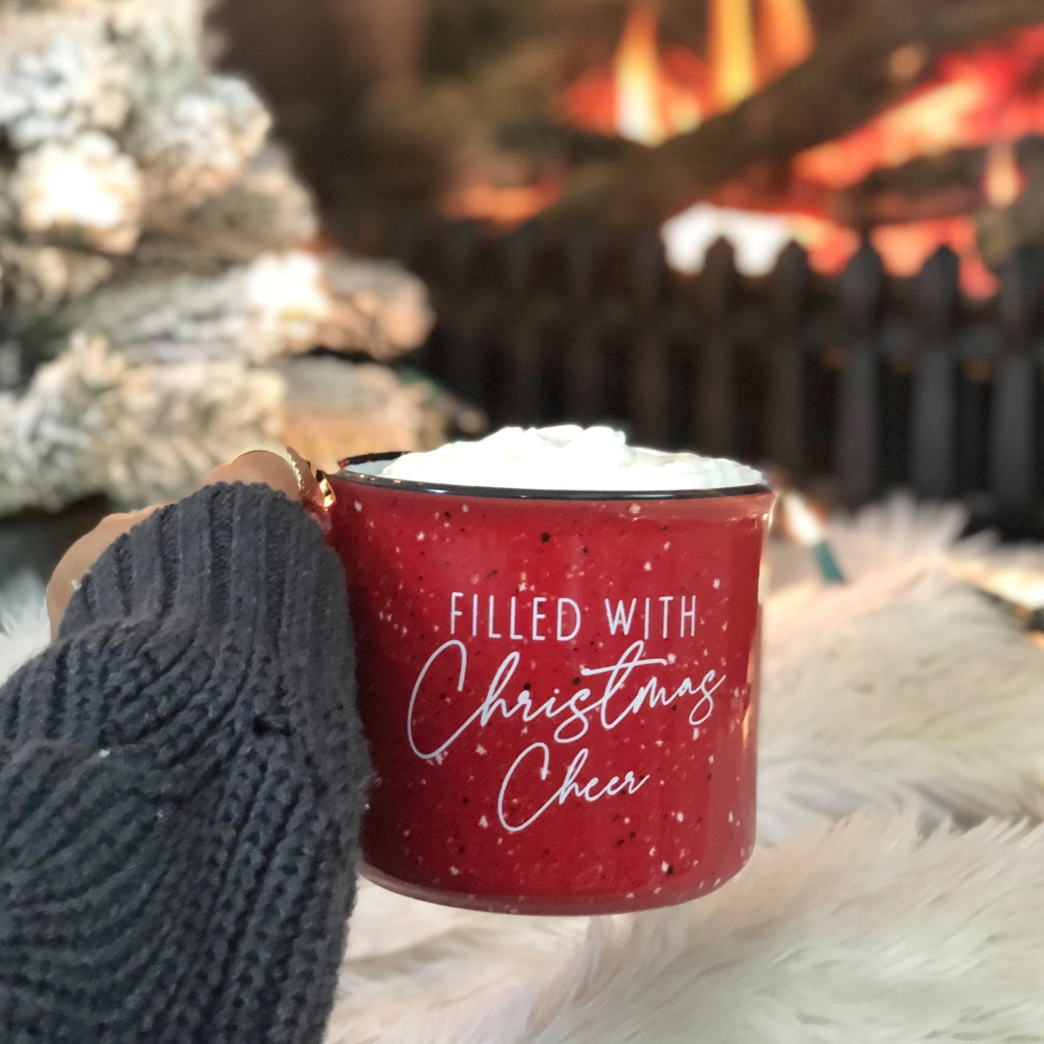 Filled with Christmas Cheer Campfire Mug