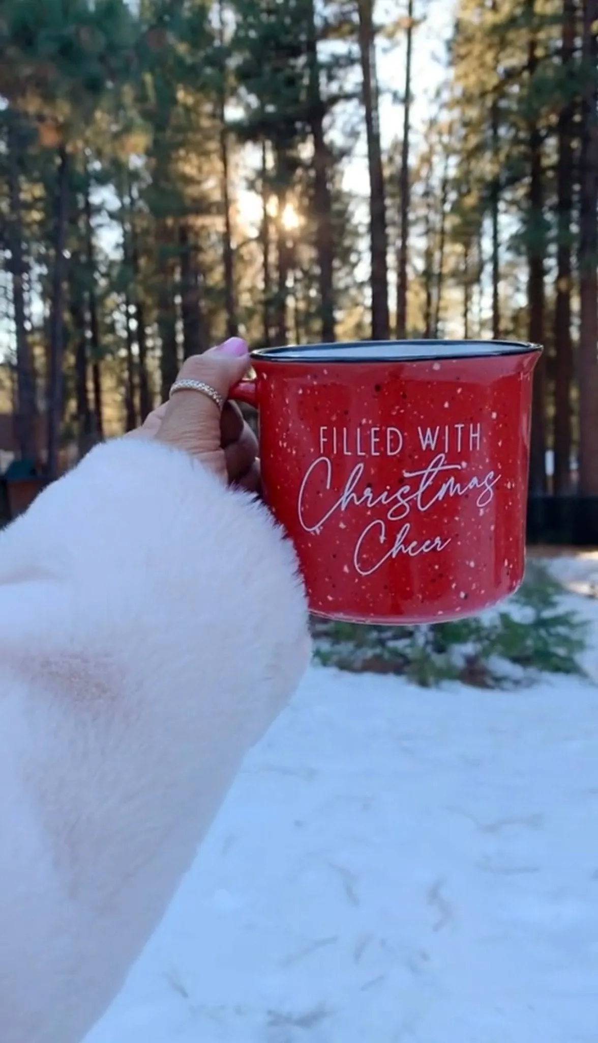 Filled with Christmas Cheer Campfire Mug