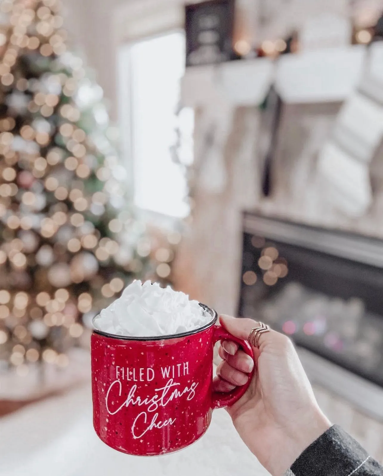 Filled with Christmas Cheer Campfire Mug