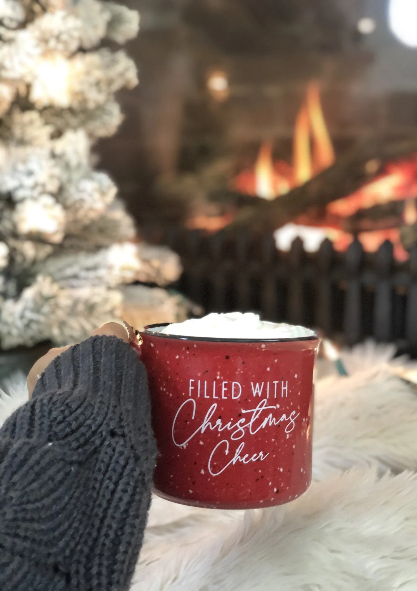 Filled with Christmas Cheer Campfire Mug