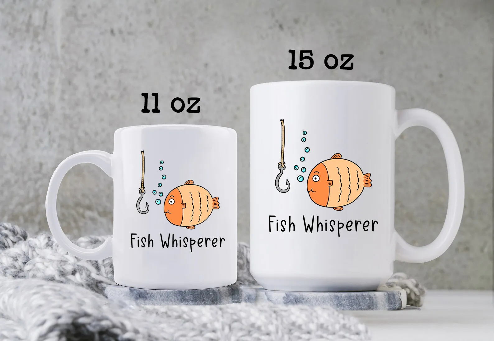 Fish Whisperer Mug Fishing Coffee Cup