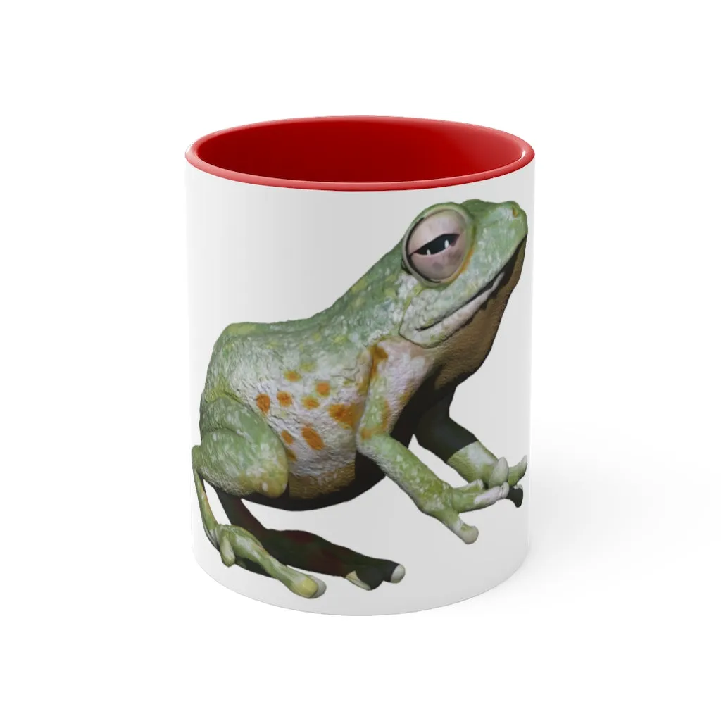 Frog Accent Coffee Mug, 11oz