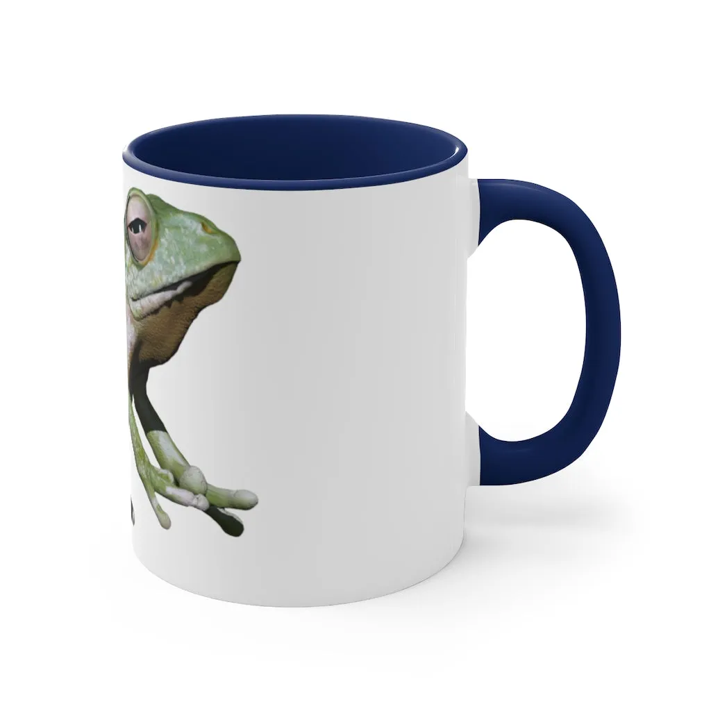 Frog Accent Coffee Mug, 11oz