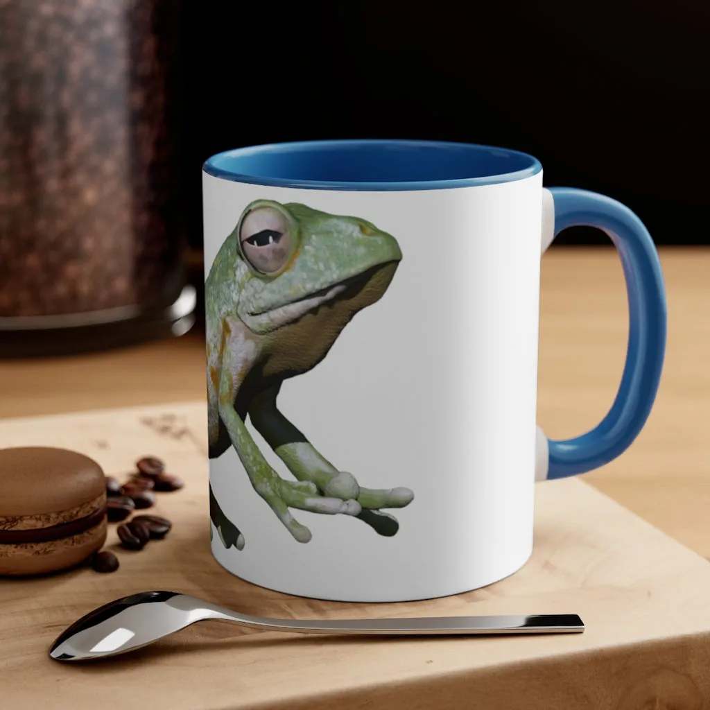 Frog Accent Coffee Mug, 11oz