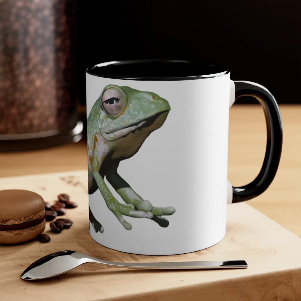 Frog Accent Coffee Mug, 11oz